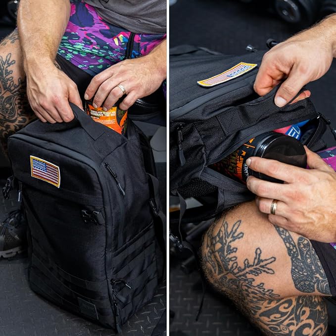 SERIOUS STEEL FITNESS Gym Bag, Rip-Resistant Fabric, Heavy Duty - Image 5