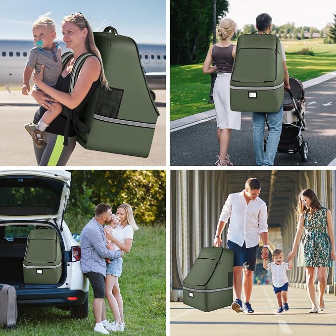 Car Seat Travel Bag, Padded Car Seats Backpack - Image 6