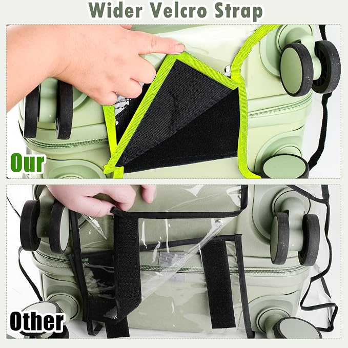 3 Pcs Thicken Clear Luggage Cover Protector - Image 5