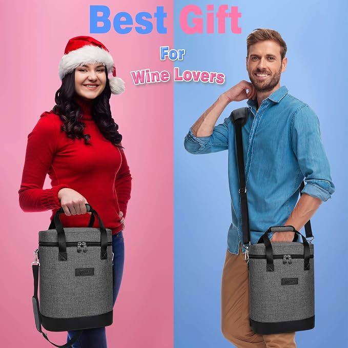 Tirrinia 6 Bottle Wine Cooler Bag - Image 4