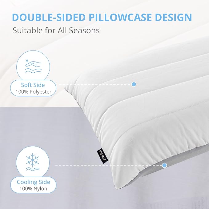 EGOHOME Cooling Memory Foam Pillow - Image 3