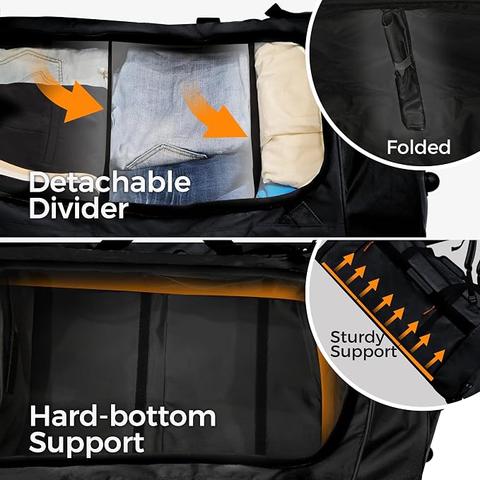 110L/120L Rolling Duffel Bag - Image 3