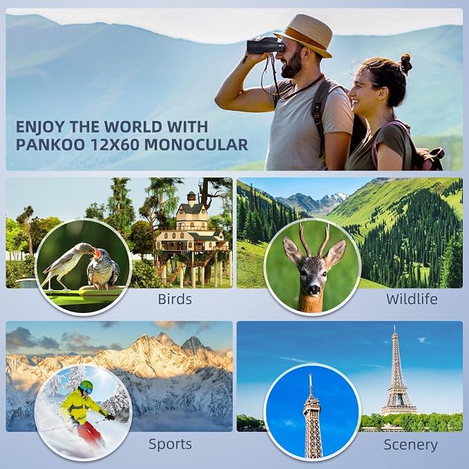 12x60 Monocular Telescope High Powered - Image 5