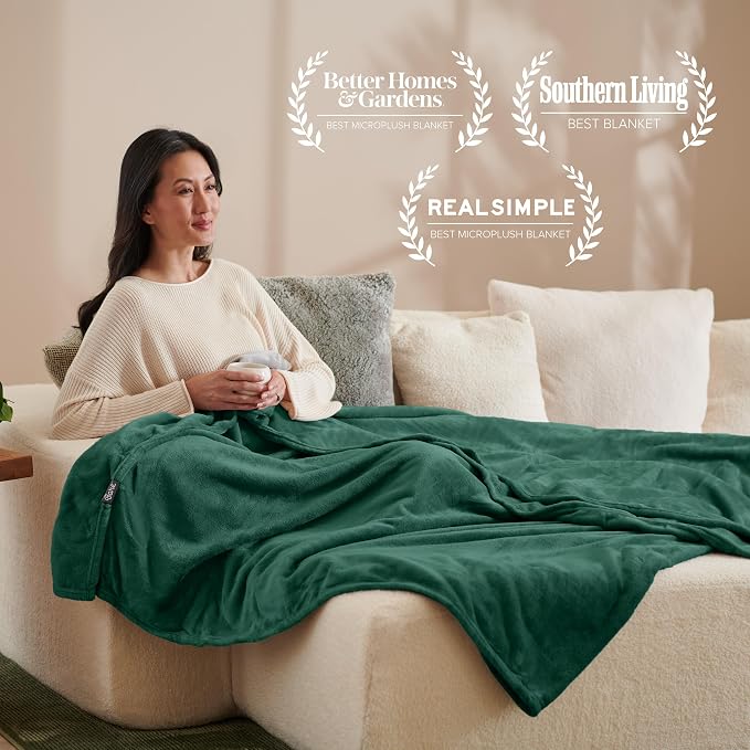 Bare Home Fleece Blanket - Image 5