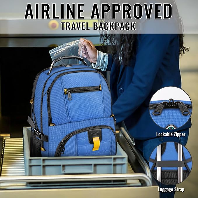 YOREPEK Travel Backpack, Extra Large 50L Laptop Backpacks - Image 5