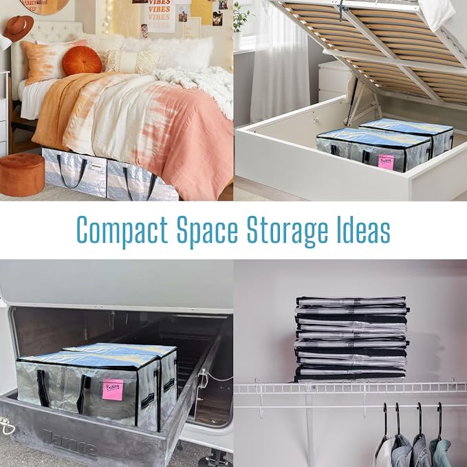 VENO 6 Pack Moving Bags, Comforter and Blanket Storage Bags - Image 6