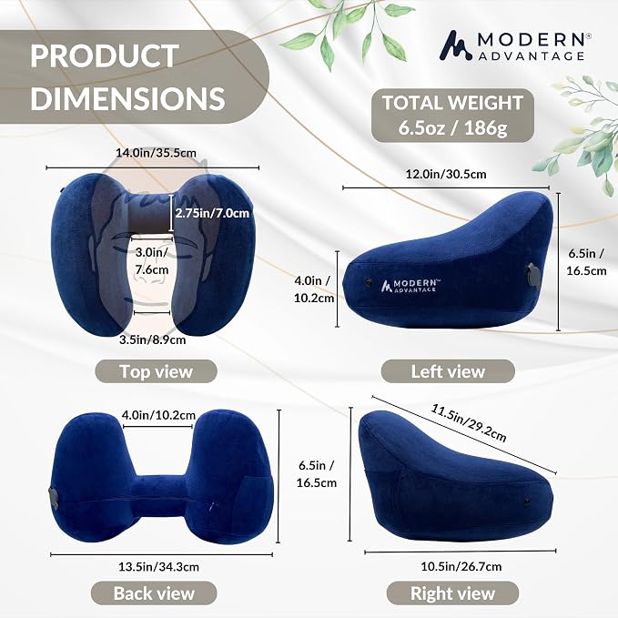 Modern Advantage Inflatable Travel Pillow - Image 3