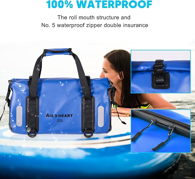 WILD HEART Waterproof Bag Duffel Bag 20L 30L 40L - Image 3
