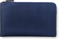 Leatherology Navy Blue Slim Zip Travel Wallet by Leatherology