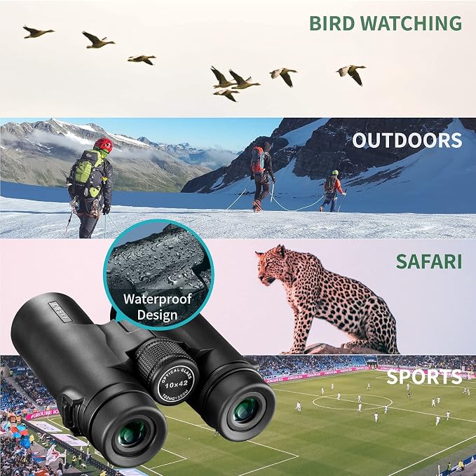 Gosky 10x42 Roof Prism Binoculars - Image 7