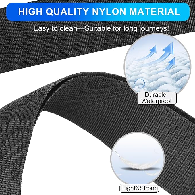 Luggage Straps for Suitcases, TSA Approved, Adjustable & Versatile, Sturdy - Image 5