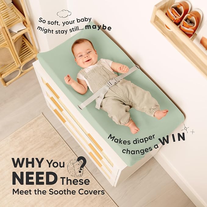 2-Pack Organic Changing Pad Covers - Image 2