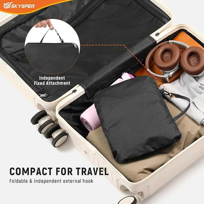 SKYSPER Small Hiking Backpack for Men Women 20L RFID Packable Daypack - Image 5