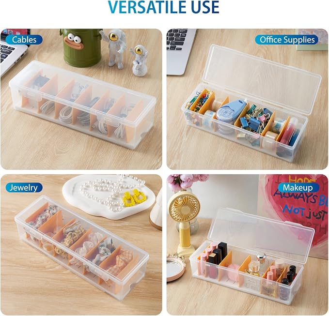 2 Pack Cable Organizer Storage Box - Image 6