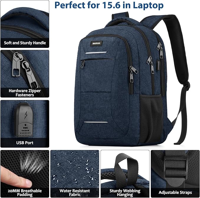 Backpack for Men Women, School Backpacks for Teen Boys, Business Anti Theft - Image 3