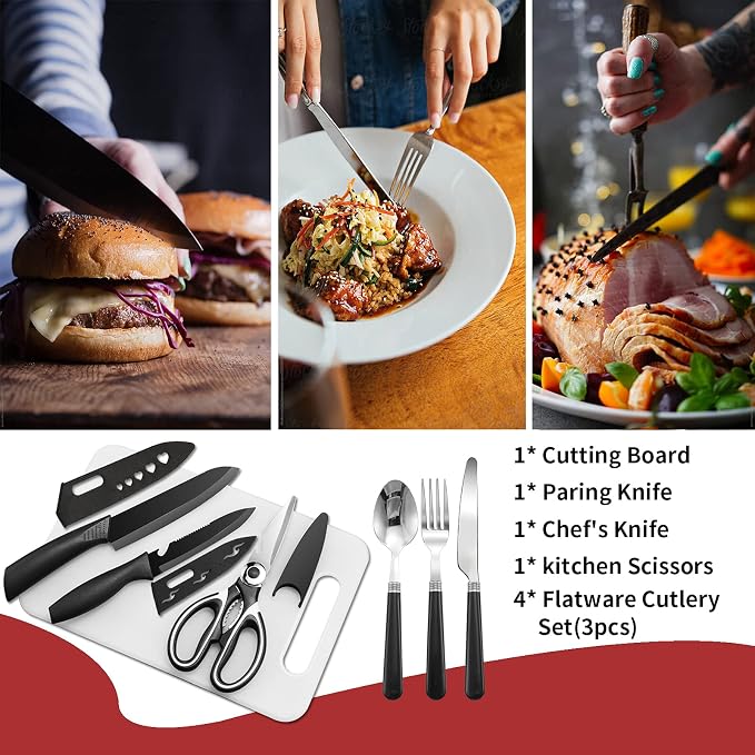 Portable Camping Kitchen Utensil Set-27 Piece Cookware Kit, Stainless Steel - Image 4