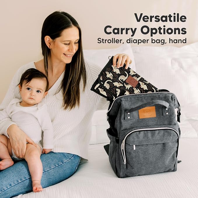 KeaBabies Portable Diaper Changing Pad - Image 5