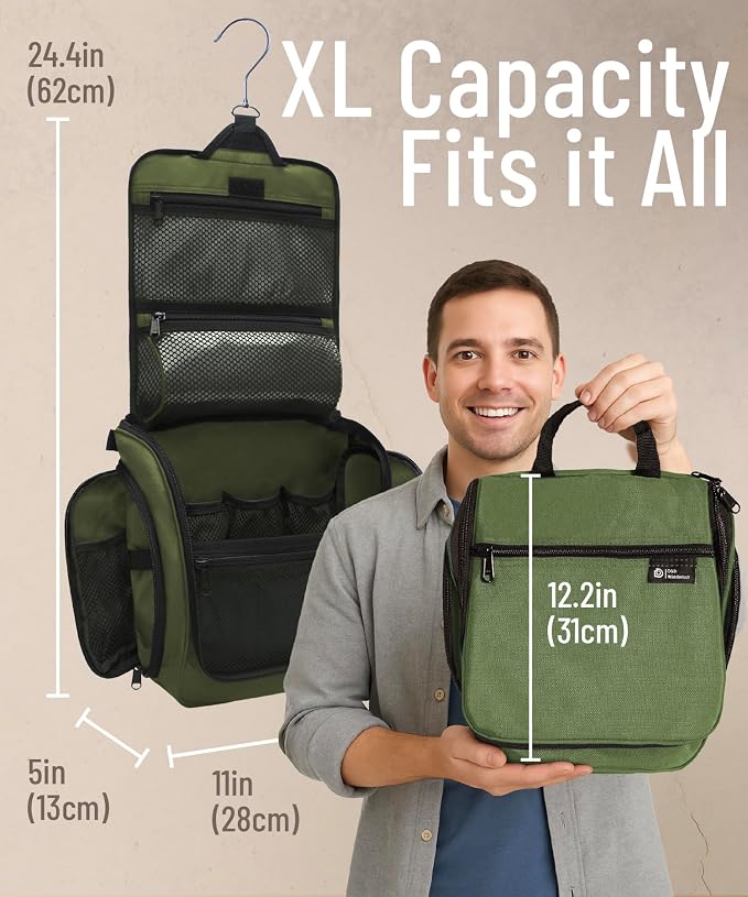 DD D&D Wanderlust D&D Hanging Travel Toiletry Bag - Image 2