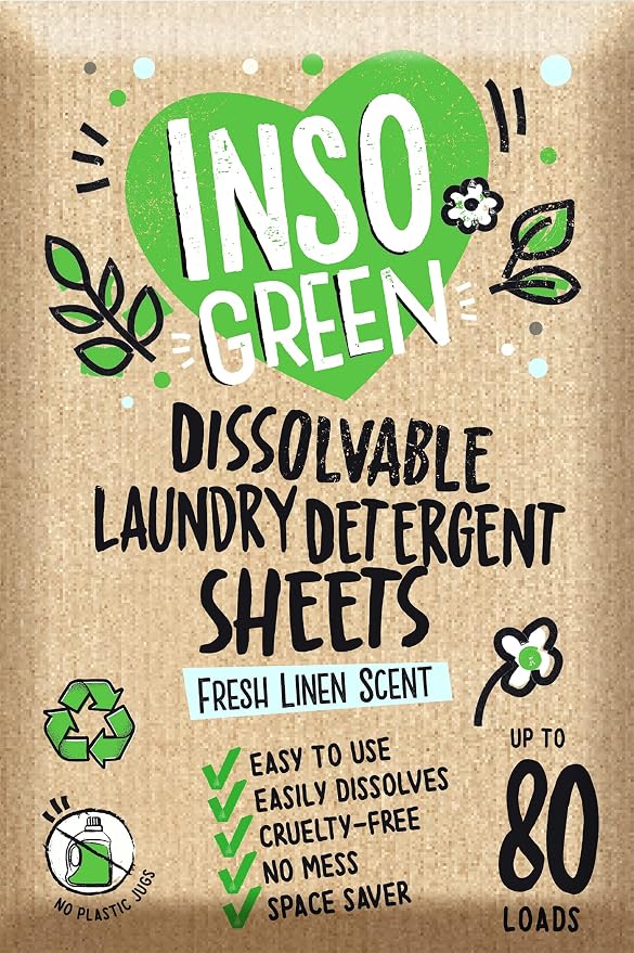 Eco Laundry Detergent Sheets by InsoGreen
