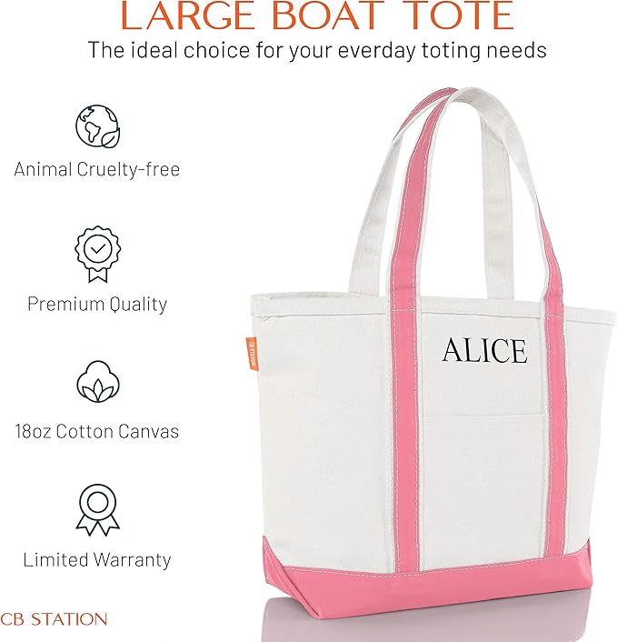 CB STATION Medium Classic Canvas Tote Bag - Image 2