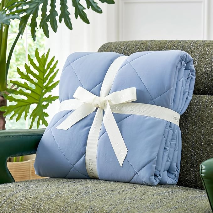 Cozy Bliss Cooling Blanket for Hot Sleepers, Q-Max 0.4 Cooling Comfort Throw - Image 5