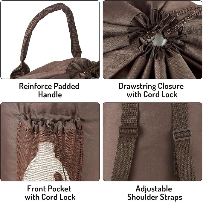 Large Laundry Backpack Bag - Image 3