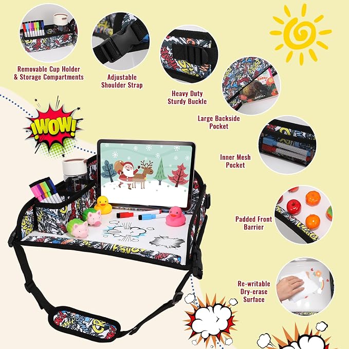 Kids Travel Tray for Airplane - Image 5