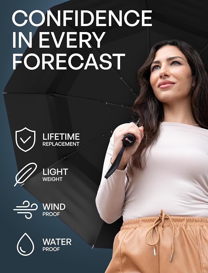 REPEL Windproof Travel Umbrella - Image 3