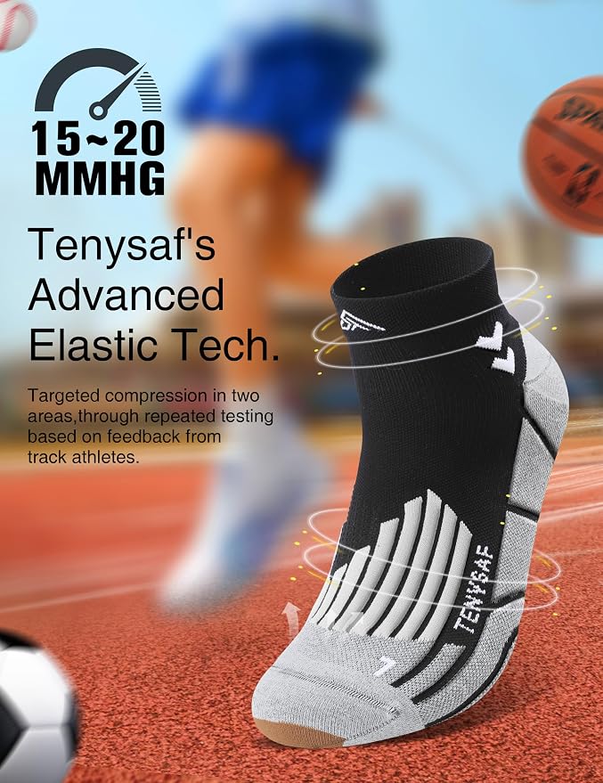 Compression Sport Running Socks: Athletic Socks - Image 3