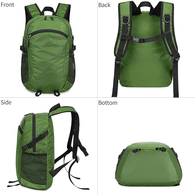 Small Hiking Daypack, 15L Water-Resistant Hiking Backpack Packable Lightweight - Image 9