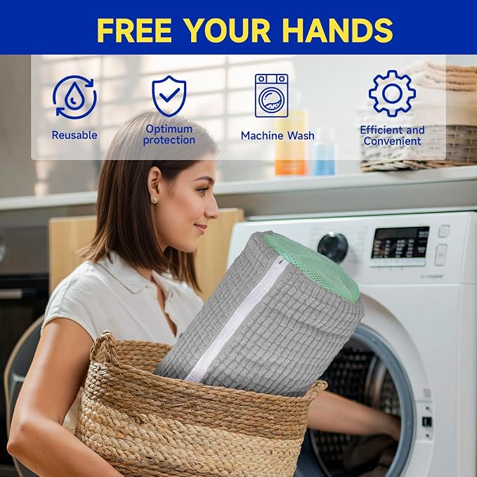 2 Packs Shoe Washing Machine Bag, Laundry Shoe Bag - Image 4