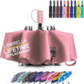 LANBRELLA Compact Reverse Folding Umbrella Auto Windproof Travel Umbrella by LANBRELLA