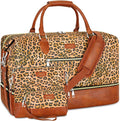 Weekender Bag for Women, Travel Duffel Bag Carry On Overnight Bag by ITIEZY