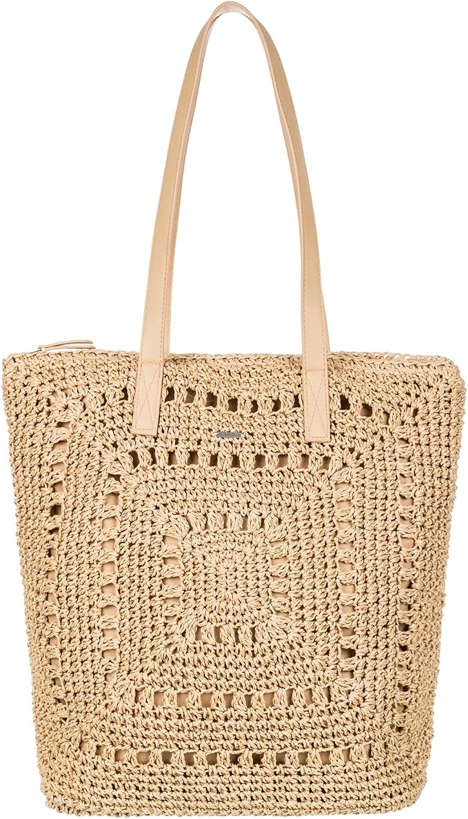 Roxy Women's Beach Tote Bag | Travel | Vacation | Straw | Lightweight | by Roxy