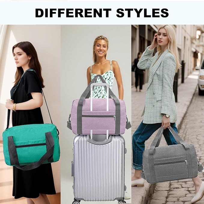 Foldable Carry on Luggage Bag 22x14x9 Personal Item Bag - Image 6