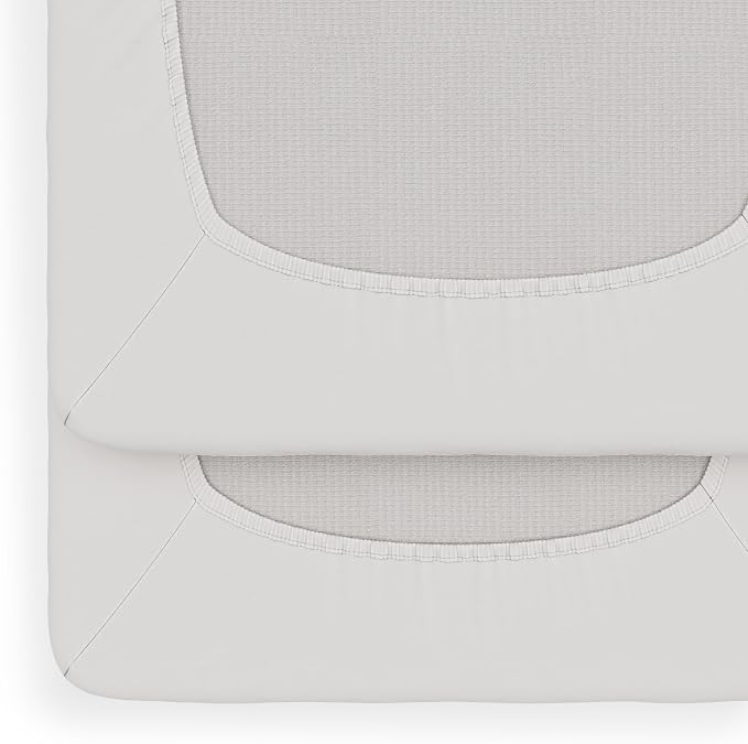 Foundations Full Size Travel Sleeper Folding Hotel Crib and Sheet Bundle - Image 6