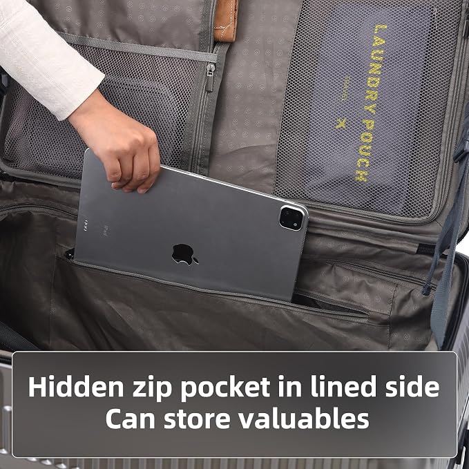 29 Inch Aluminum Checked Luggage - Image 4