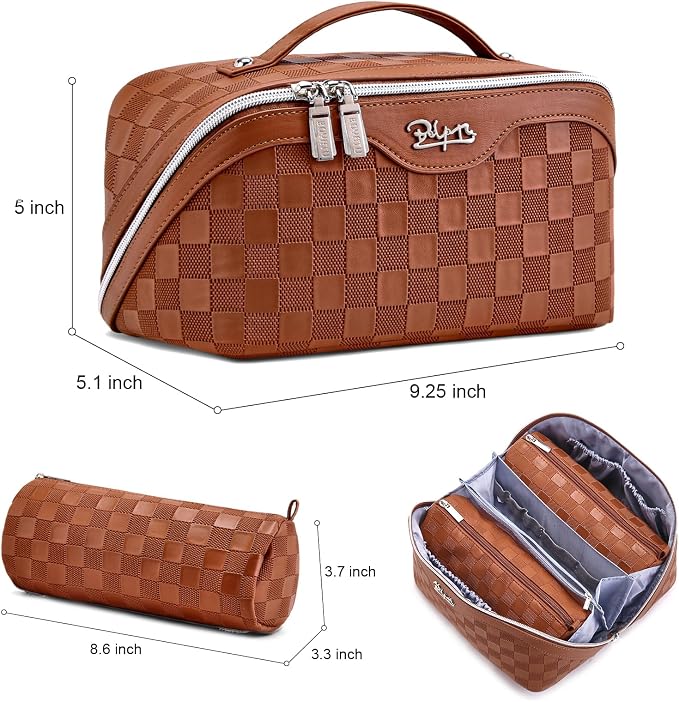 Travel Makeup Bag Organizer Cosmetic Bag: 3 Pcs Set Make up Bags - Image 8