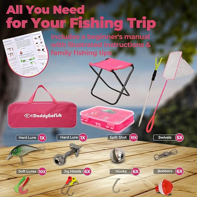 DaddyGoFish Kids Fishing Pole - Image 2