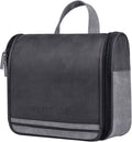 Hanging Toiletry Bag for Men VANCASE Vintage Leather Shaving Dopp Kit Medium by VACNASE