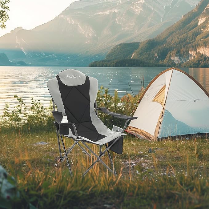 Camping Chairs, Portable 2 Pack Camp Chairs - Image 2