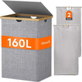 Lifewit 160L Double Laundry Hamper by Lifewit