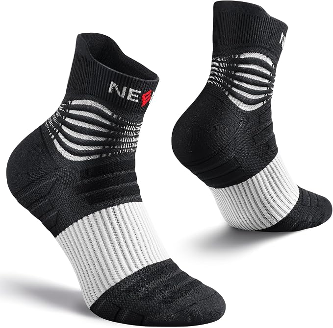 NEENCA Professional Compression Socks, Medical Athletic Ankle Socks by NEENCA