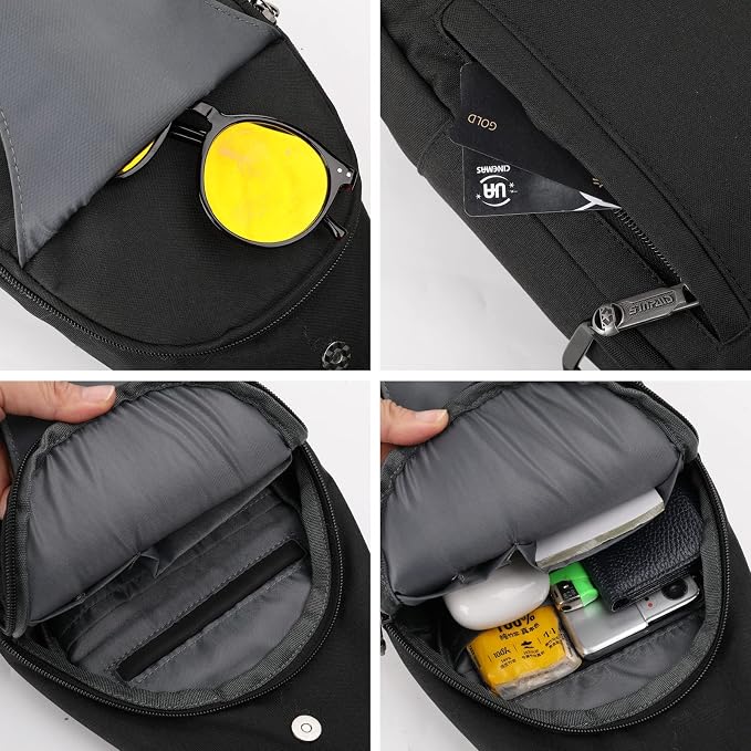 WATERFLY Small Crossbody Sling Backpack Anti Theft Backpack - Image 3
