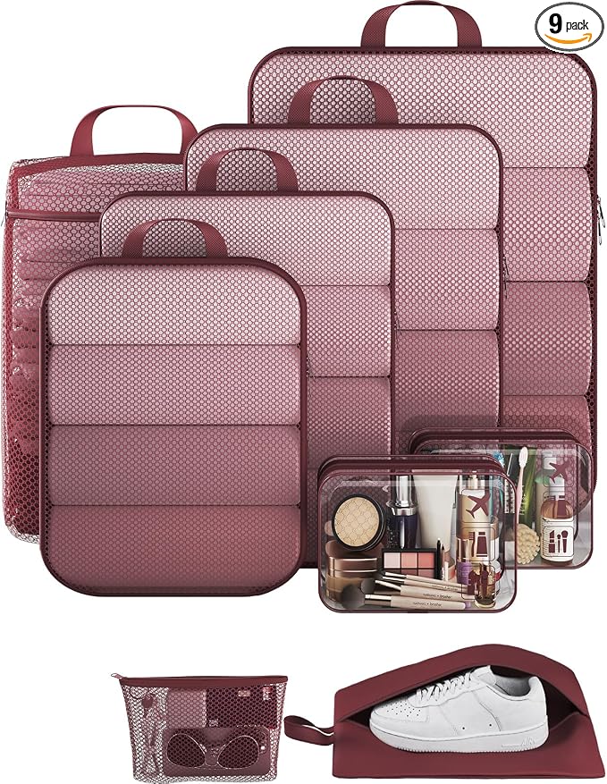 Veken 9/11 Set Compression Packing Cubes by Veken