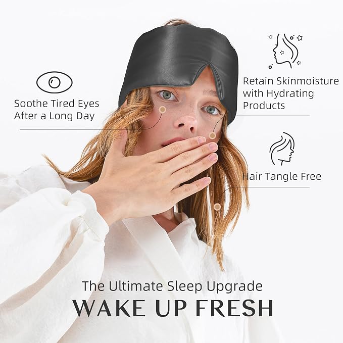 Silk Sleep Mask for Women and Men, Side Sleeper, 22 Momme Pure Mulberry Silk - Image 6