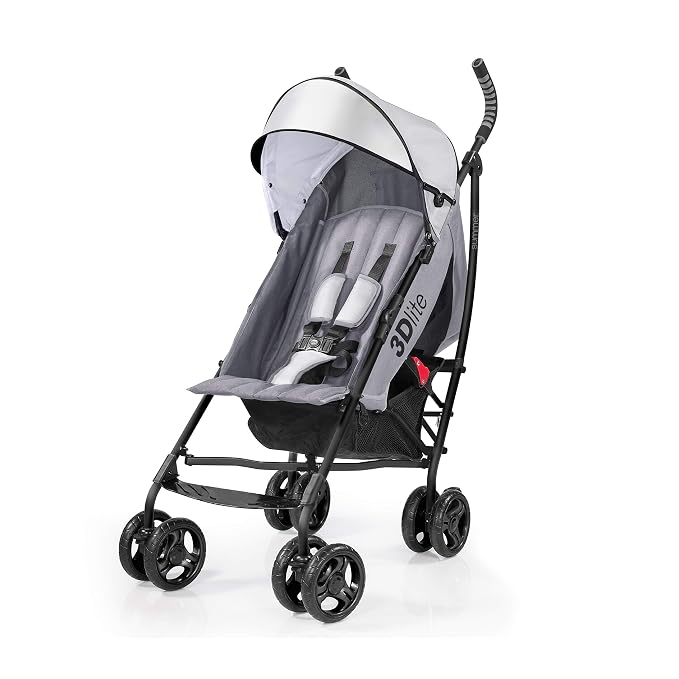 Summer Infant 3Dlite Convenience Stroller, Large Seat Area, 4 Position Recline by SummerbyIngenuity%E2%84%A2
