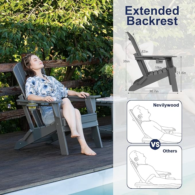 Folding Adirondack Chair - Image 8