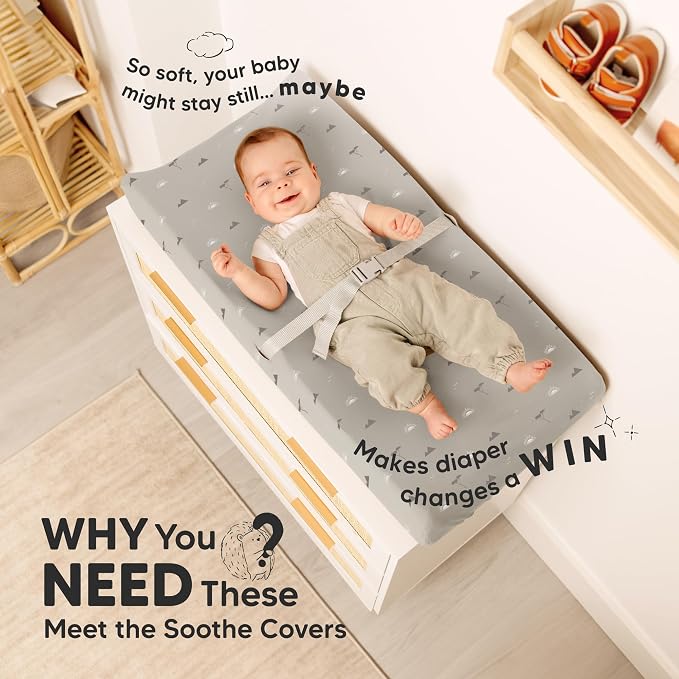 2-Pack Organic Changing Pad Covers - Image 2