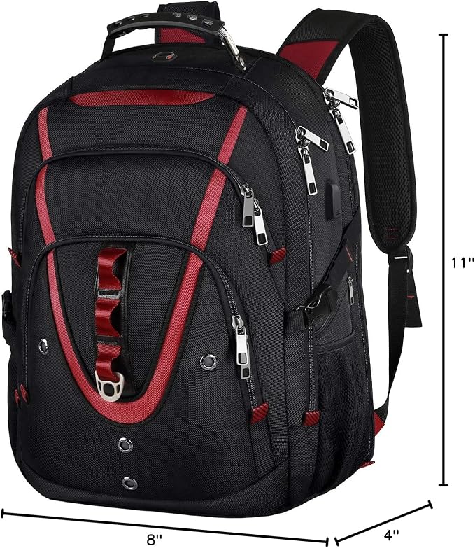 18.4 Inch Laptops Backpack, 55-60L Extra Large Travel Laptop Backpack - Image 8